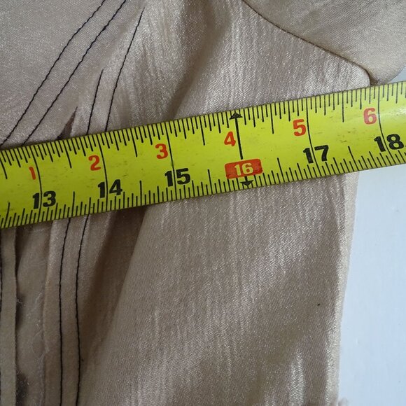 To The Max Gold Double Breasted Midi Dress Women Size S Pockets Collared - Picture 9 of 14